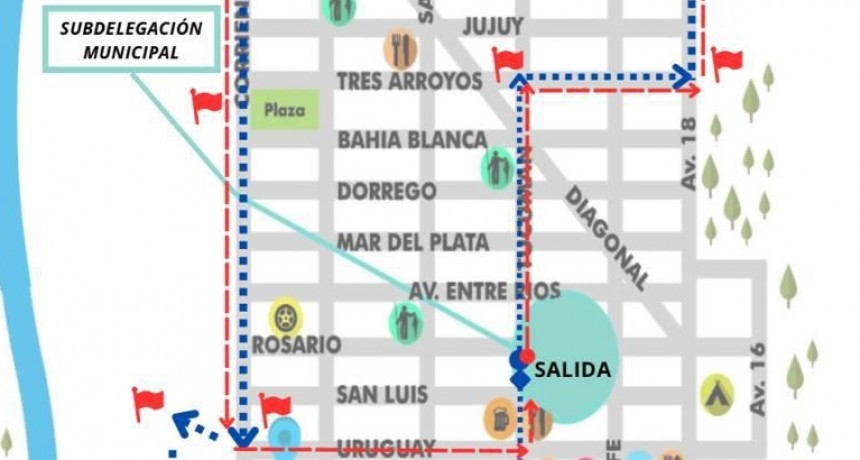 Marisol corre: la comuna presento el recorrido