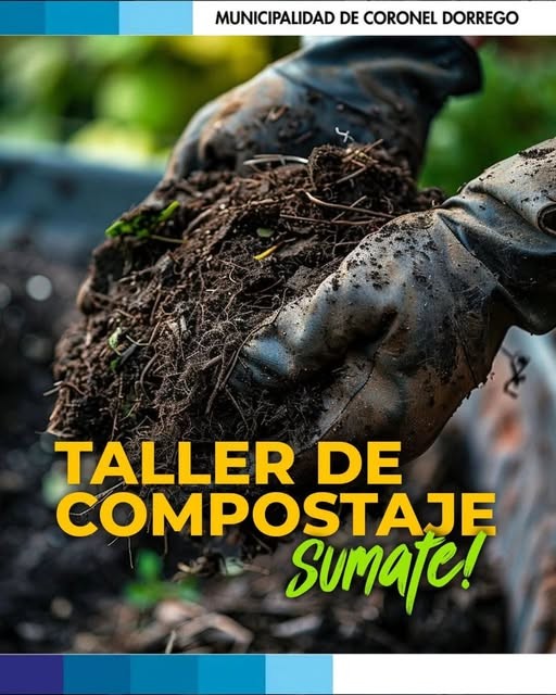 Inscribite ya en el Taller de Compostaje, un acto de amor a la tierra.