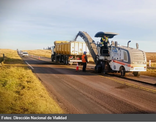 Ruta Nacional 3: continúan los trabajos en cercanías de Monte Hermoso y Pehuen Co
