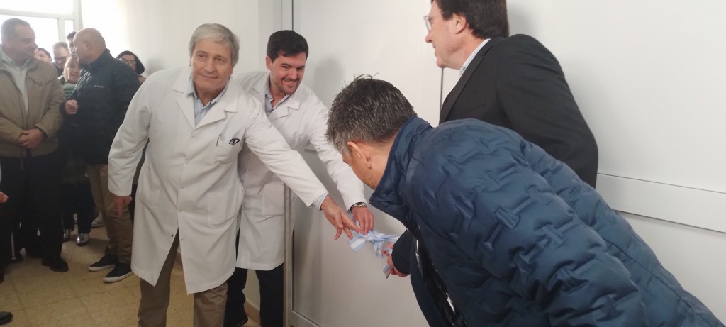 El Intendente Chalde dejó inaugurado el Tomógrafo en el Hospital