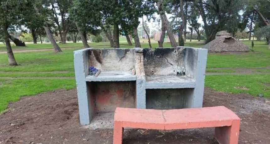 Desmanes en fogones del Vivero Parque. Juan Colantonio llamó a la reflexión