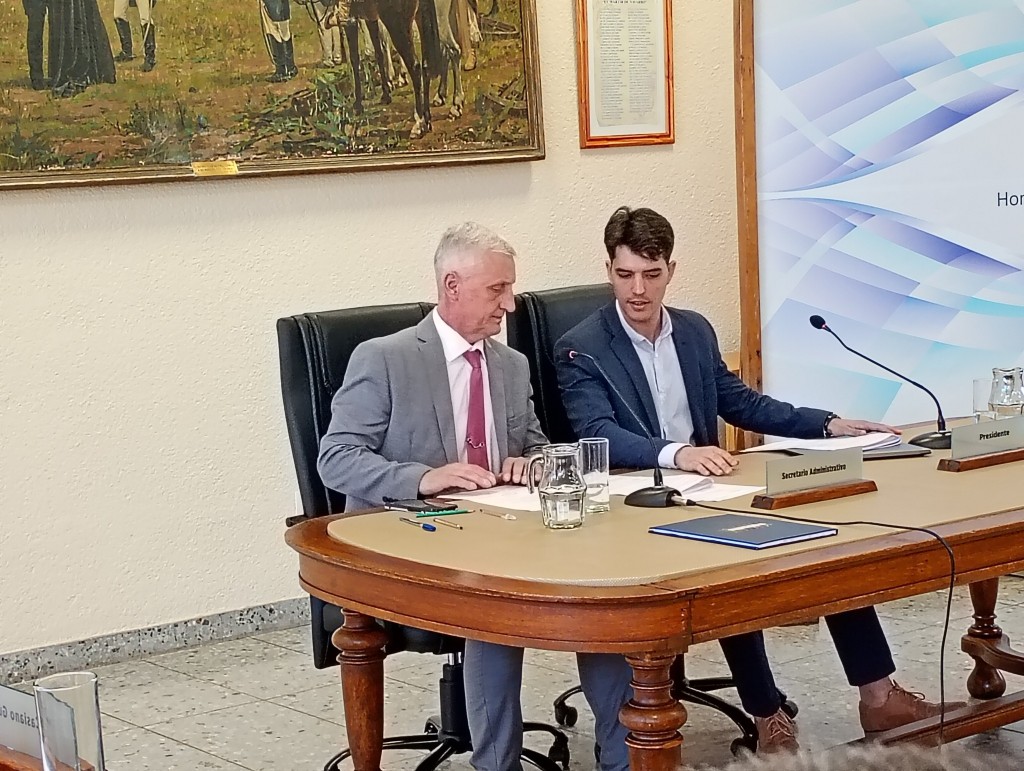 Tomas Del Valle: Continuar&aacute; en comisi&oacute;n luego del debate de los bloques..( Marcas y se&ntilde;ales) 