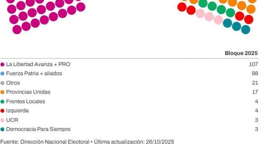 El oficialismo logró mayor representatividad en el Congreso