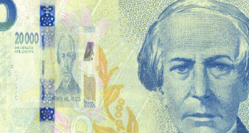 Comenzó a circular el nuevo billete de 20.000 pesos